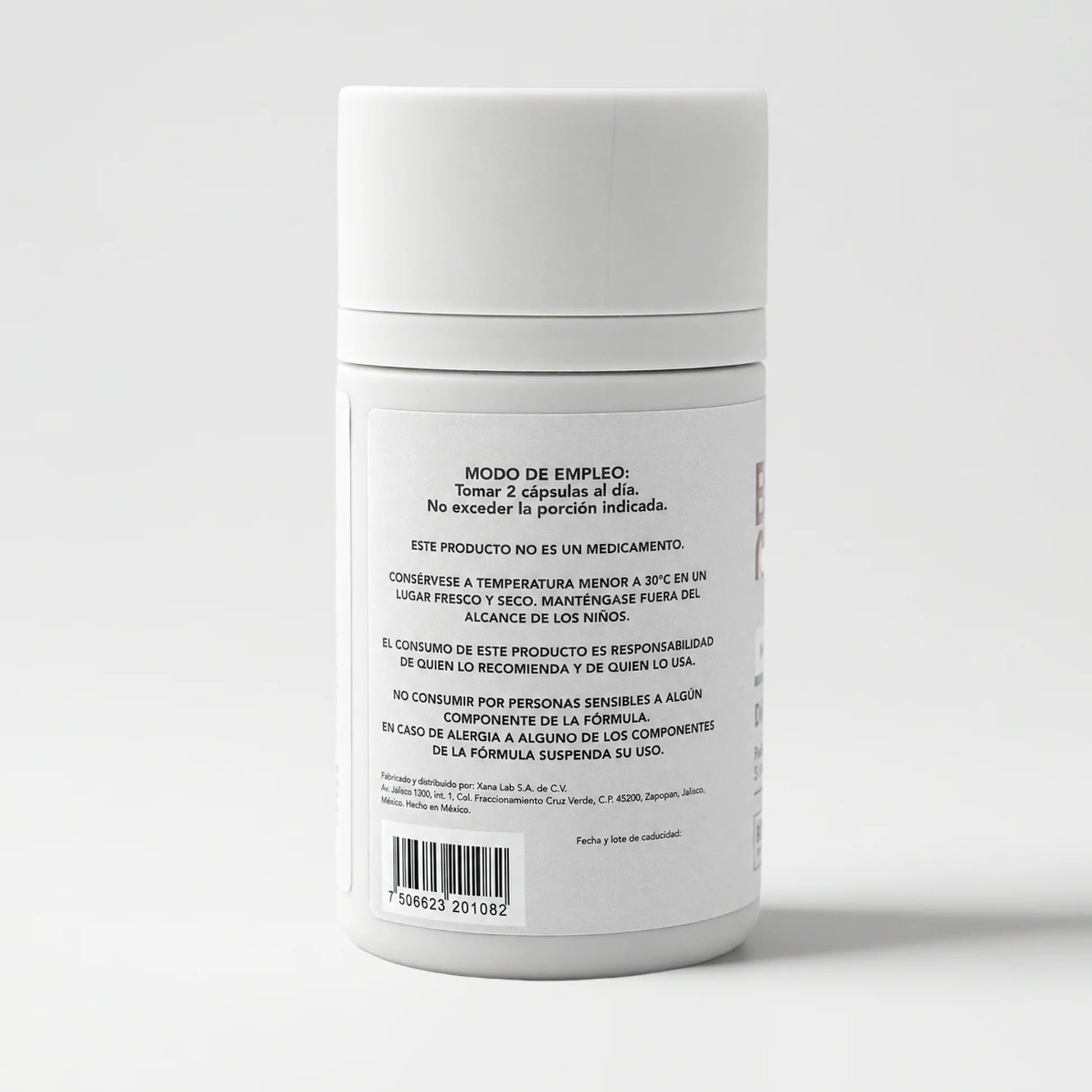 Daily Nootropic Blend BENE — vista lateral del suplemento para memoria y enfoque