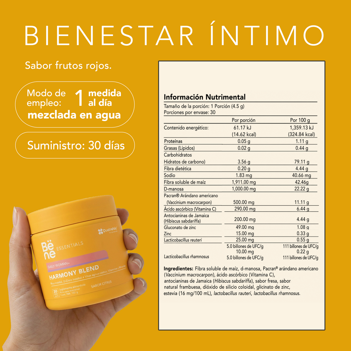 Tabla nutrimental