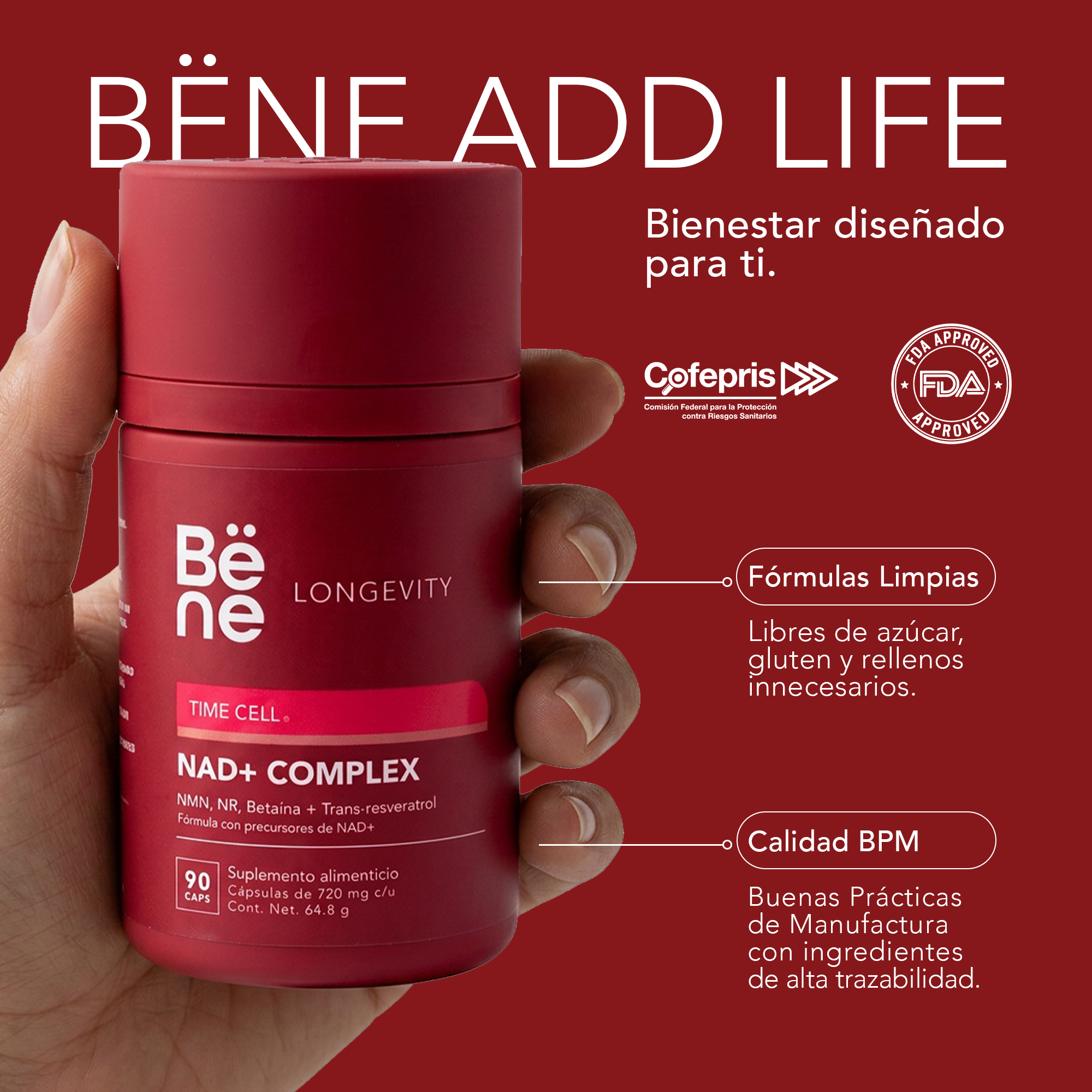 NAD + Complex BENE